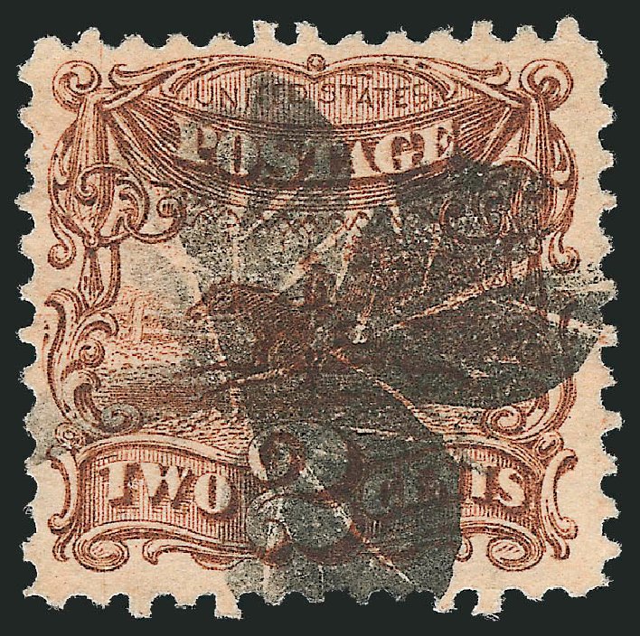 US Stamp Value Scott Cat. 113 - 1869 2c Pictorial Horse Rider. Robert Siegel Auction Galleries, Mar 2011, Sale 1004, Lot 19