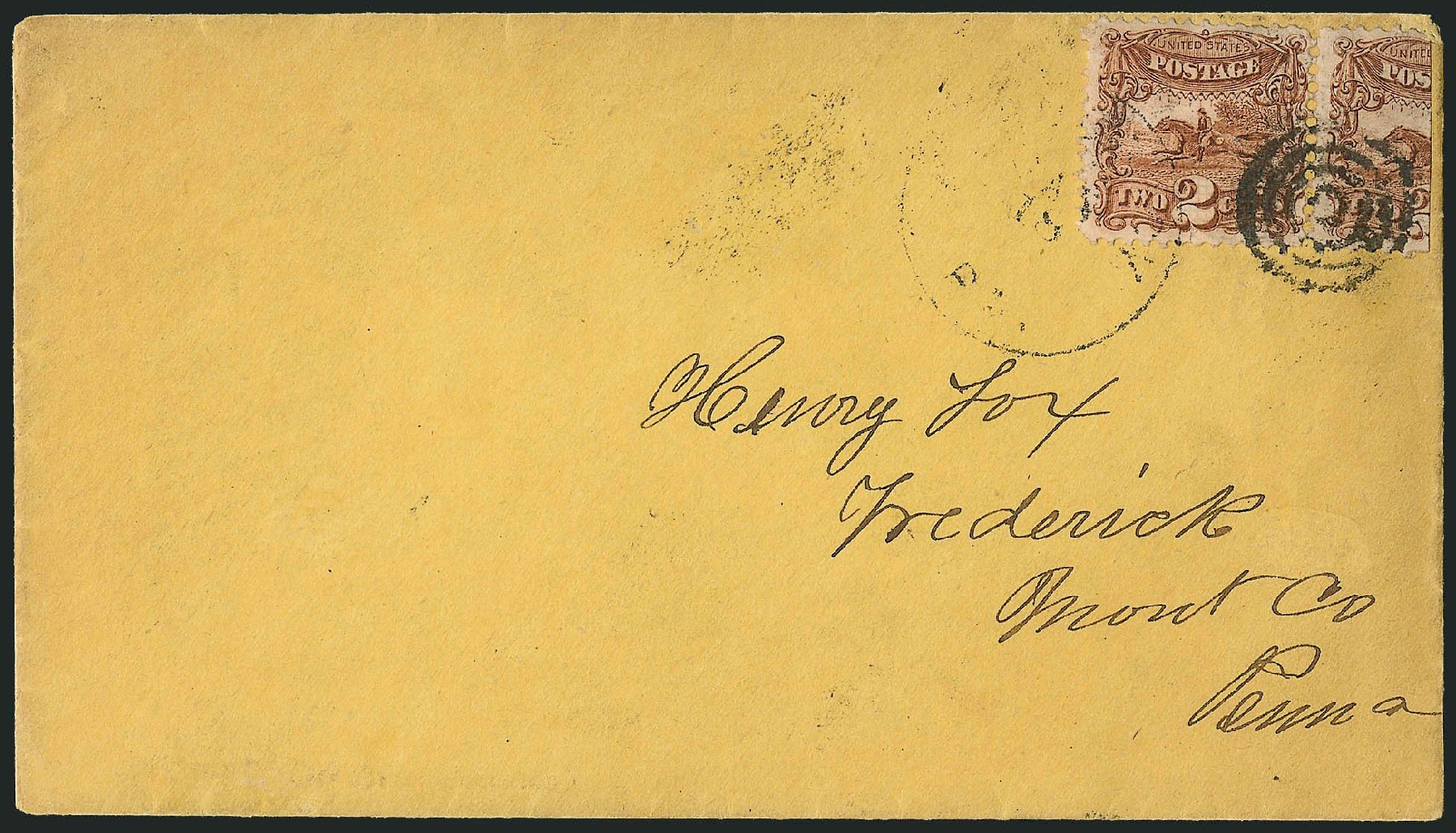 Value of US Stamps Scott # 113: 2c 1869 Pictorial Horse Rider. Robert Siegel Auction Galleries, Mar 2011, Sale 1004, Lot 30