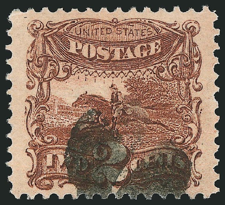 US Stamps Price Scott Catalogue #113 - 1869 2c Pictorial Horse Rider. Robert Siegel Auction Galleries, Sep 2014, Sale 1078, Lot 221