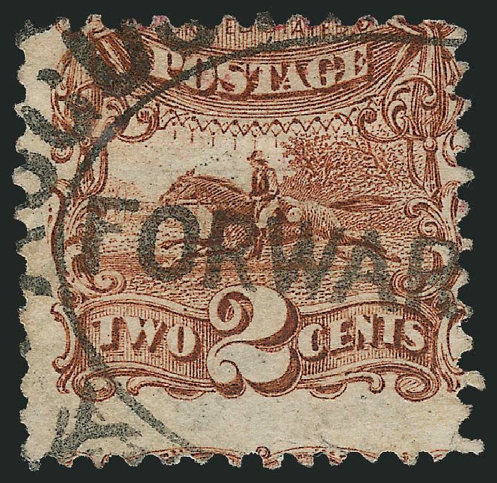 Price of US Stamps Scott Cat. #113: 1869 2c Pictorial Horse Rider. Robert Siegel Auction Galleries, Mar 2011, Sale 1007, Lot 2275