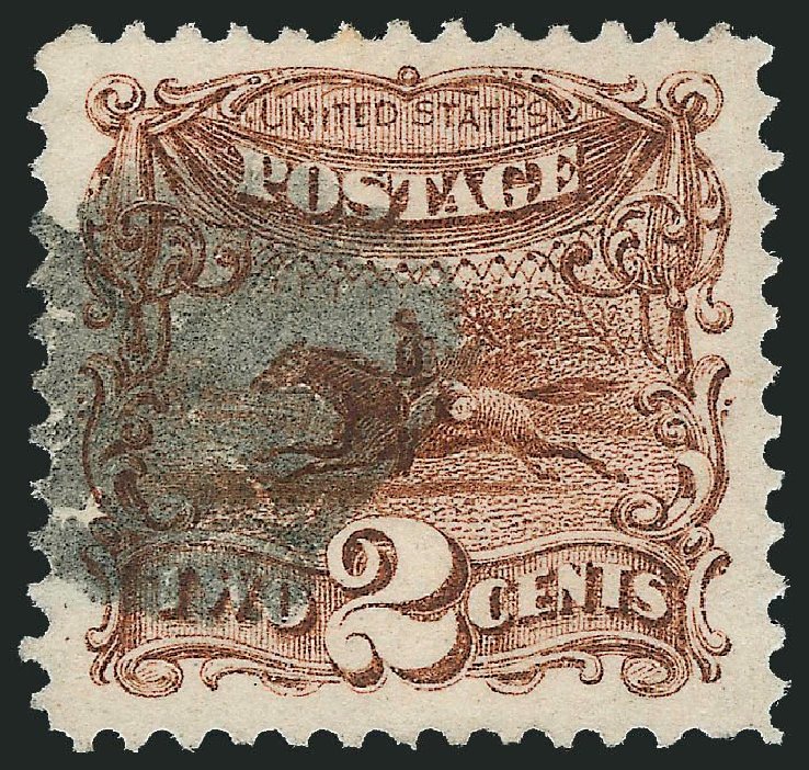 Prices of US Stamp Scott Catalogue #113 - 2c 1869 Pictorial Horse Rider. Robert Siegel Auction Galleries, Dec 2014, Sale 1090, Lot 1265