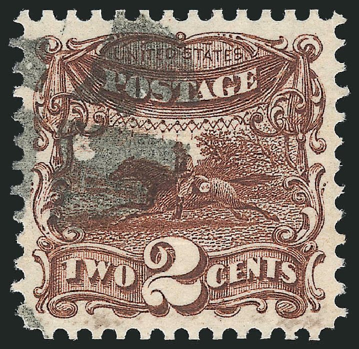 Price of US Stamp Scott Catalog 113: 2c 1869 Pictorial Horse Rider. Robert Siegel Auction Galleries, Oct 2012, Sale 1032, Lot 3182