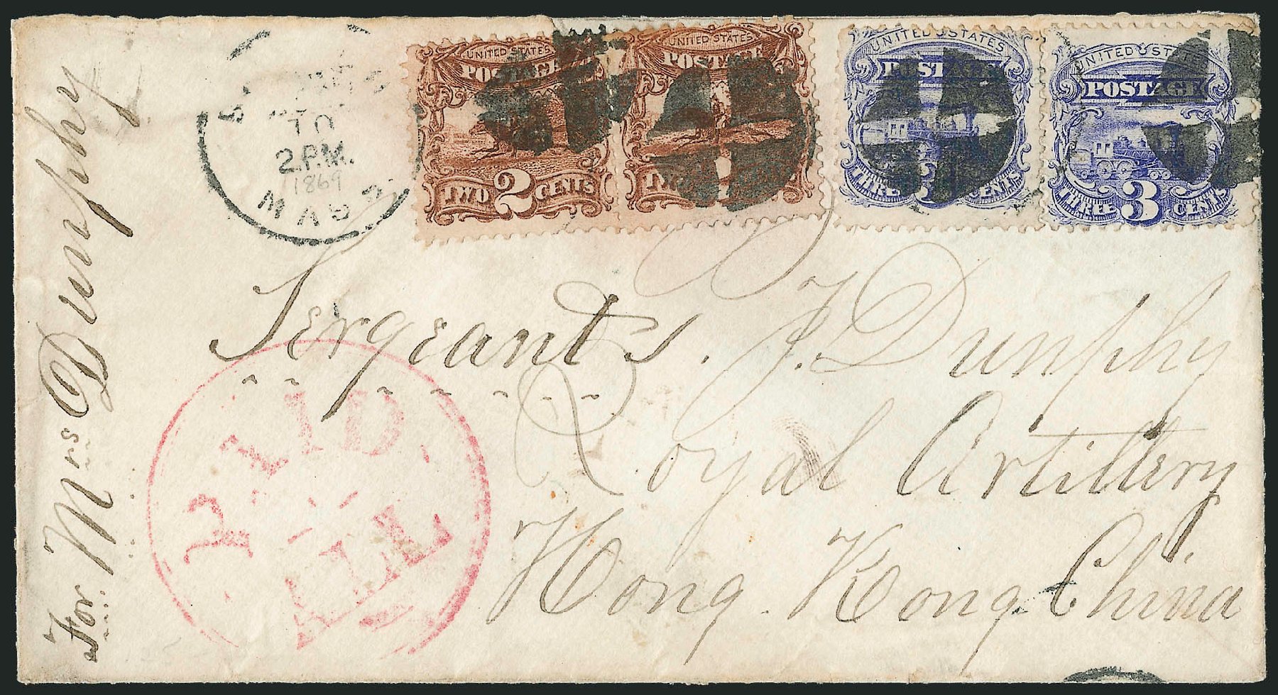US Stamp Price Scott Catalogue 113: 1869 2c Pictorial Horse Rider. Robert Siegel Auction Galleries, Mar 2011, Sale 1004, Lot 36