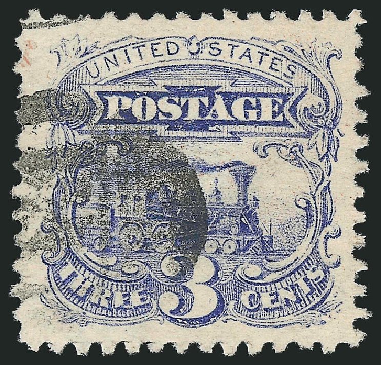 Cost of US Stamp Scott #114: 3c 1869 Pictorial Locomotive. Robert Siegel Auction Galleries, Jun 2009, Sale 975, Lot 1347