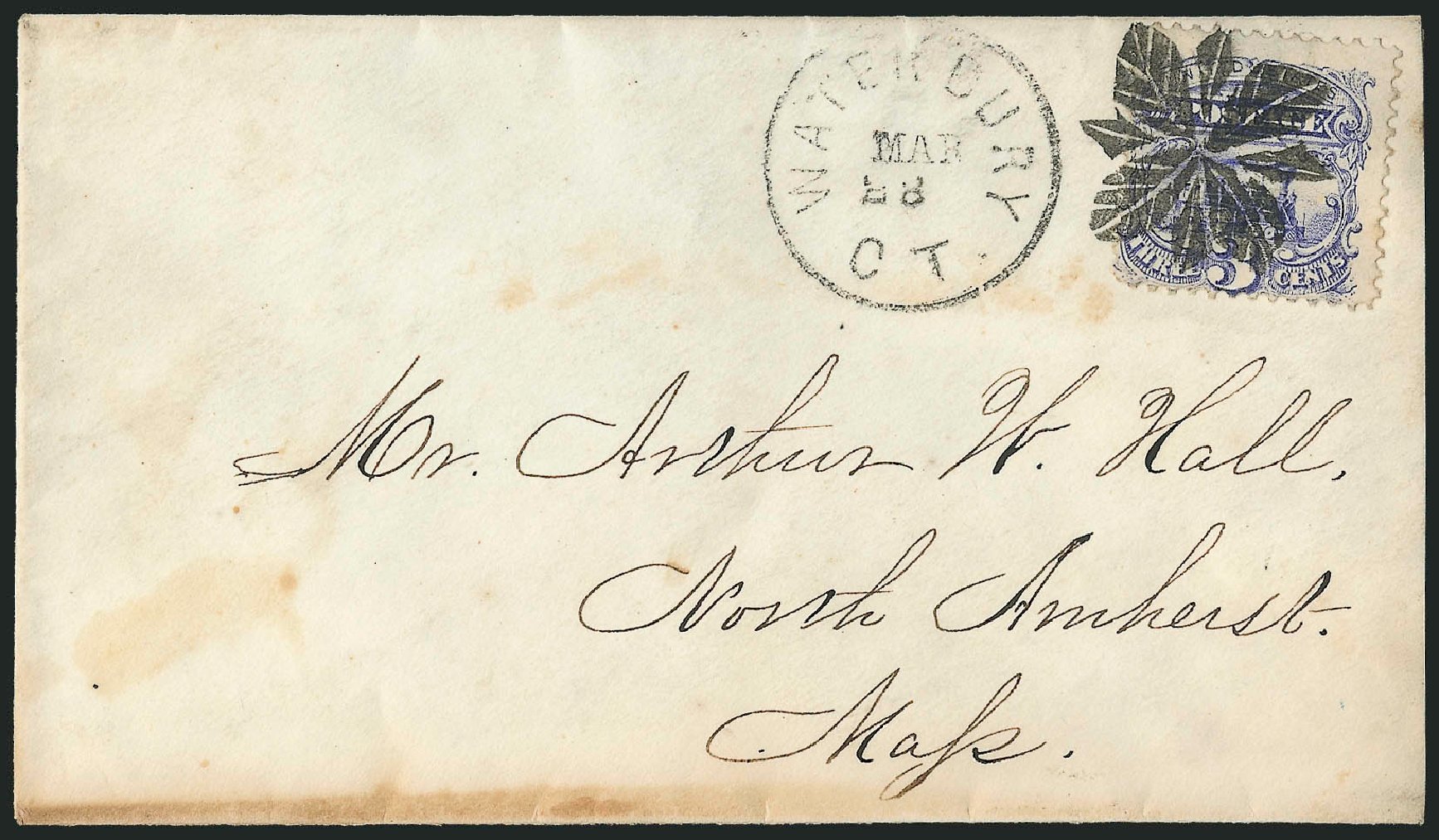 US Stamps Price Scott Catalog 114 - 1869 3c Pictorial Locomotive. Robert Siegel Auction Galleries, Mar 2011, Sale 1004, Lot 49