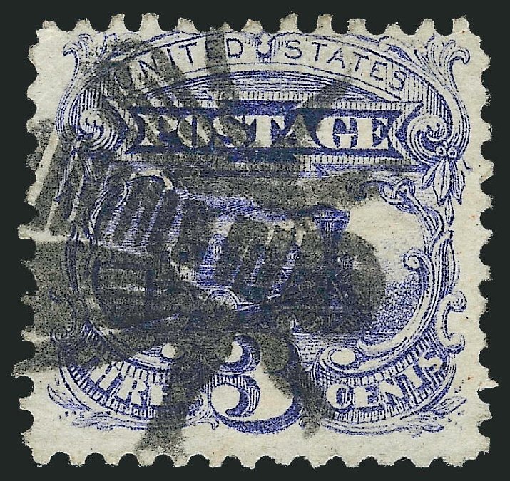 Costs of US Stamp Scott # 114: 3c 1869 Pictorial Locomotive. Robert Siegel Auction Galleries, Mar 2011, Sale 1004, Lot 41