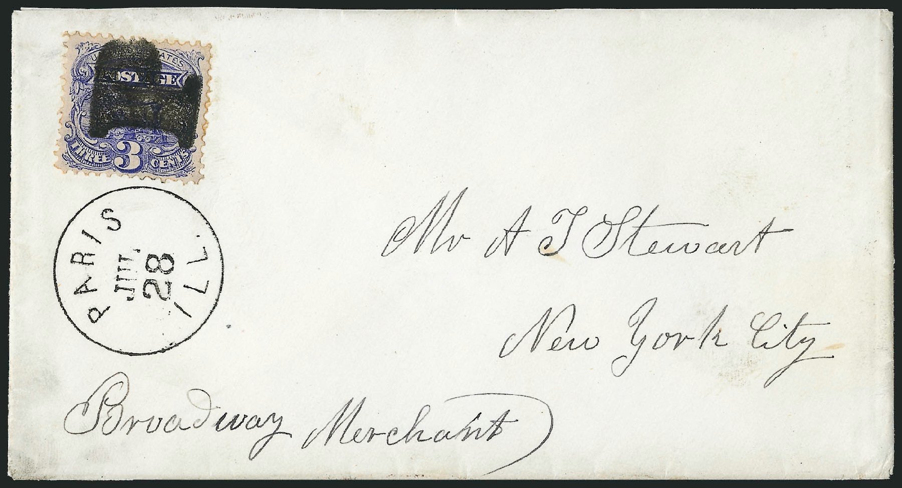 US Stamp Values Scott Catalog 114 - 3c 1869 Pictorial Locomotive. Robert Siegel Auction Galleries, Mar 2011, Sale 1004, Lot 64