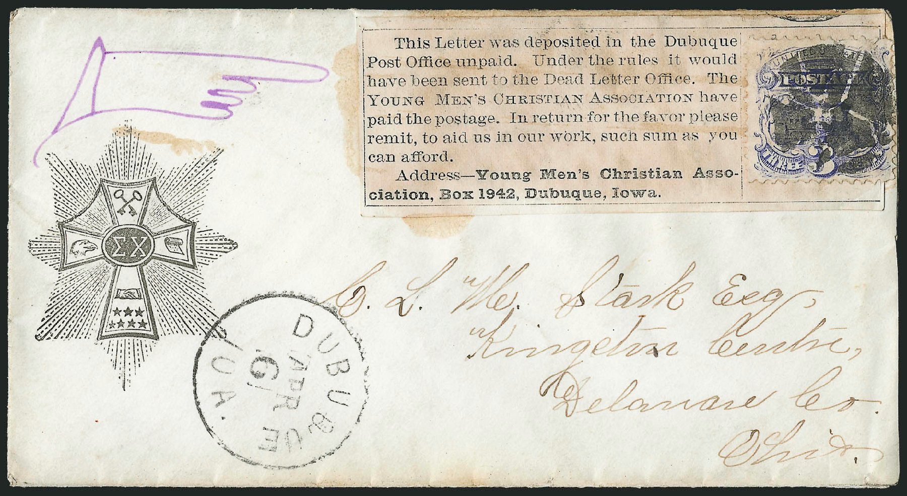 Value of US Stamp Scott Cat. 114 - 1869 3c Pictorial Locomotive. Robert Siegel Auction Galleries, Mar 2011, Sale 1004, Lot 74