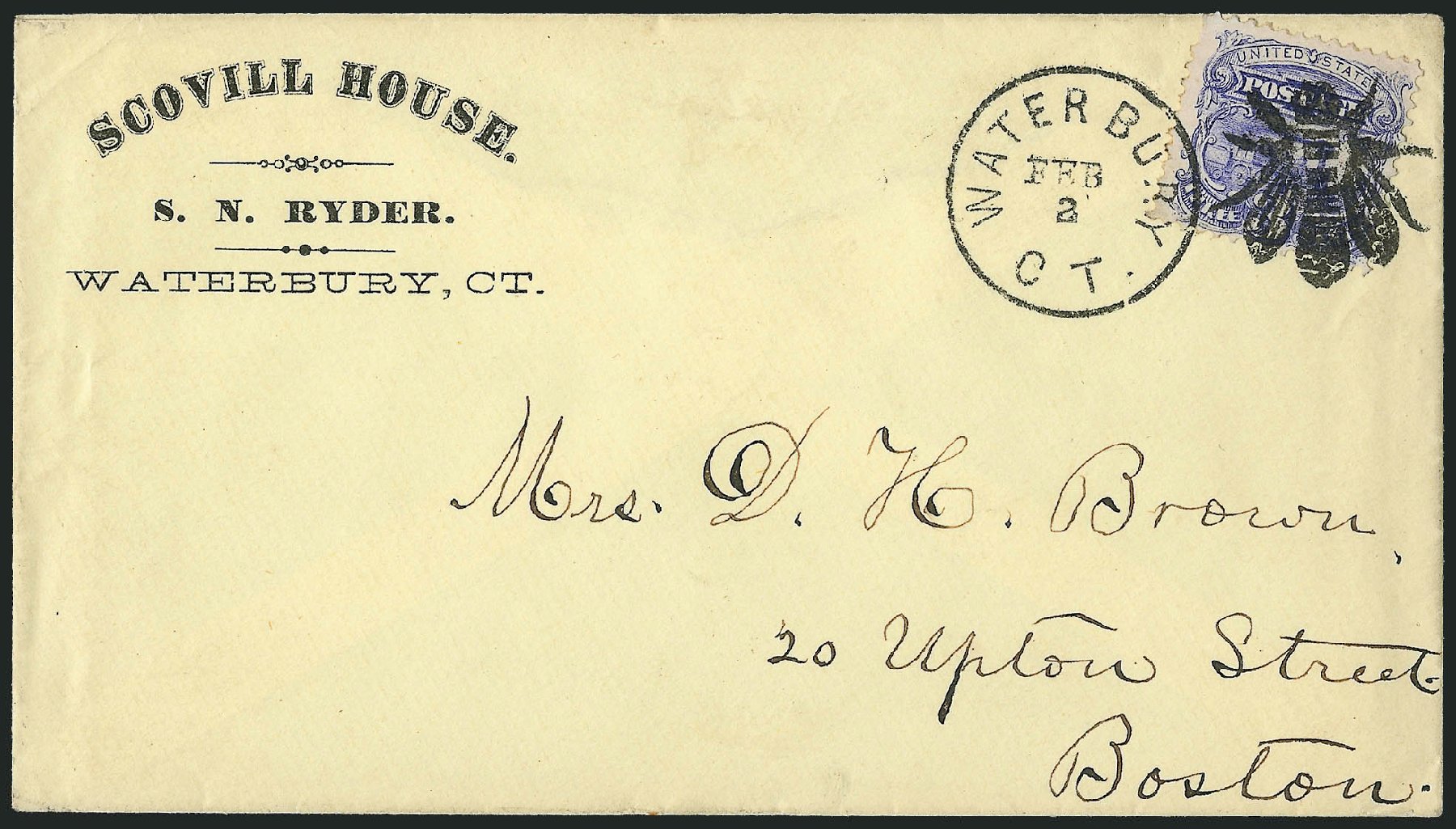 US Stamps Price Scott Cat. # 114 - 3c 1869 Pictorial Locomotive. Robert Siegel Auction Galleries, Mar 2011, Sale 1004, Lot 45