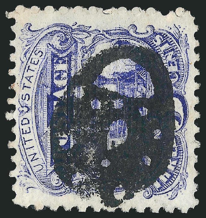 Costs of US Stamp Scott #114: 3c 1869 Pictorial Locomotive. Robert Siegel Auction Galleries, Oct 2011, Sale 1013, Lot 175