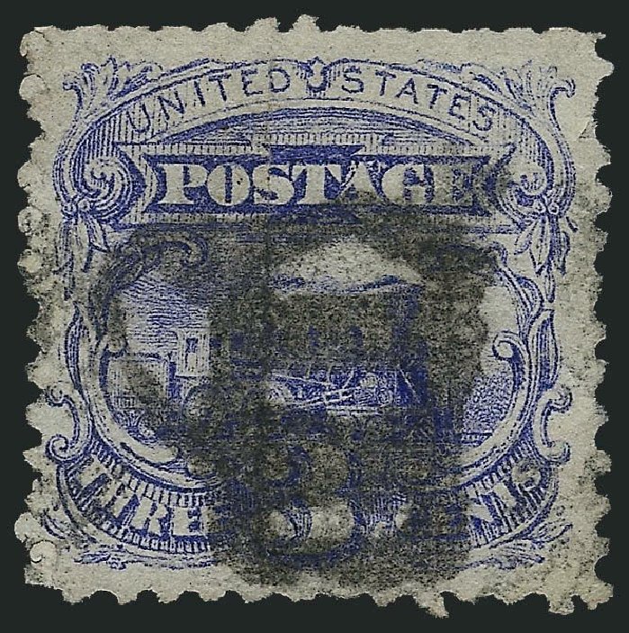 Prices of US Stamp Scott Cat. 114 - 1869 3c Pictorial Locomotive. Robert Siegel Auction Galleries, Jul 2013, Sale 1050, Lot 235