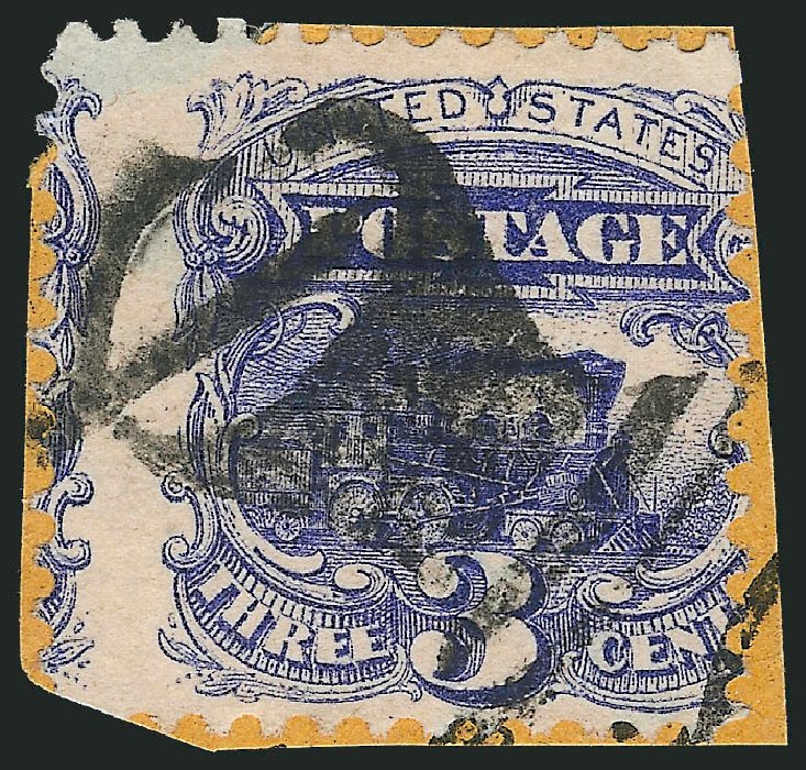 Cost of US Stamp Scott Catalogue #114 - 1869 3c Pictorial Locomotive. Robert Siegel Auction Galleries, Mar 2011, Sale 1004, Lot 42