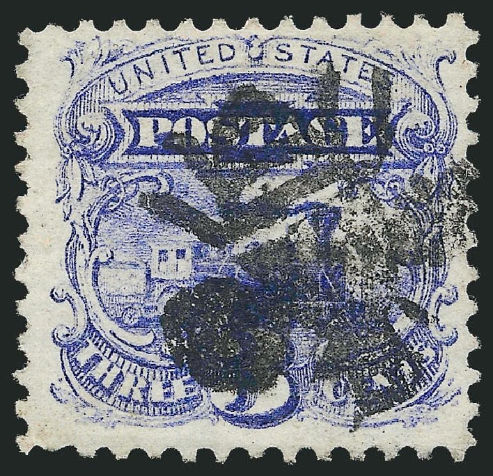 US Stamps Price Scott Catalogue #114: 3c 1869 Pictorial Locomotive. Robert Siegel Auction Galleries, Oct 2011, Sale 1013, Lot 172