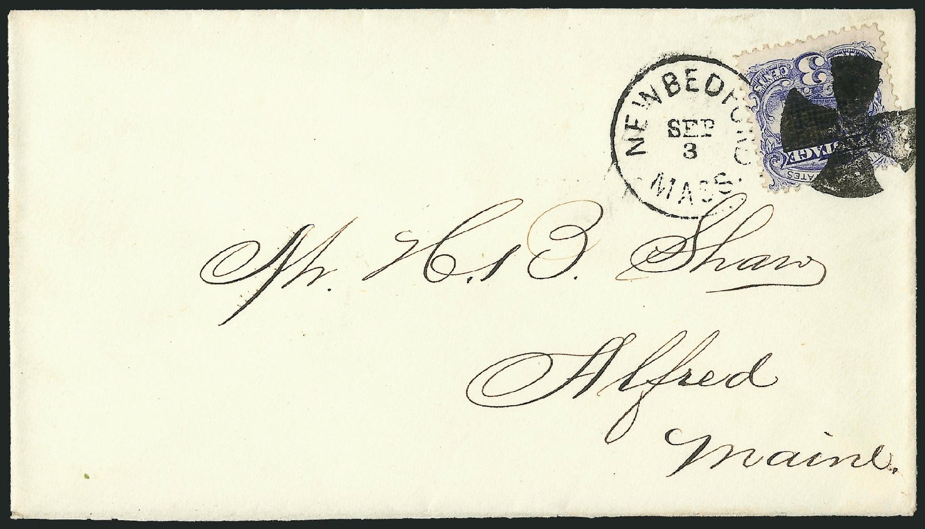 Costs of US Stamp Scott Cat. #114: 1869 3c Pictorial Locomotive. Robert Siegel Auction Galleries, Mar 2011, Sale 1004, Lot 63
