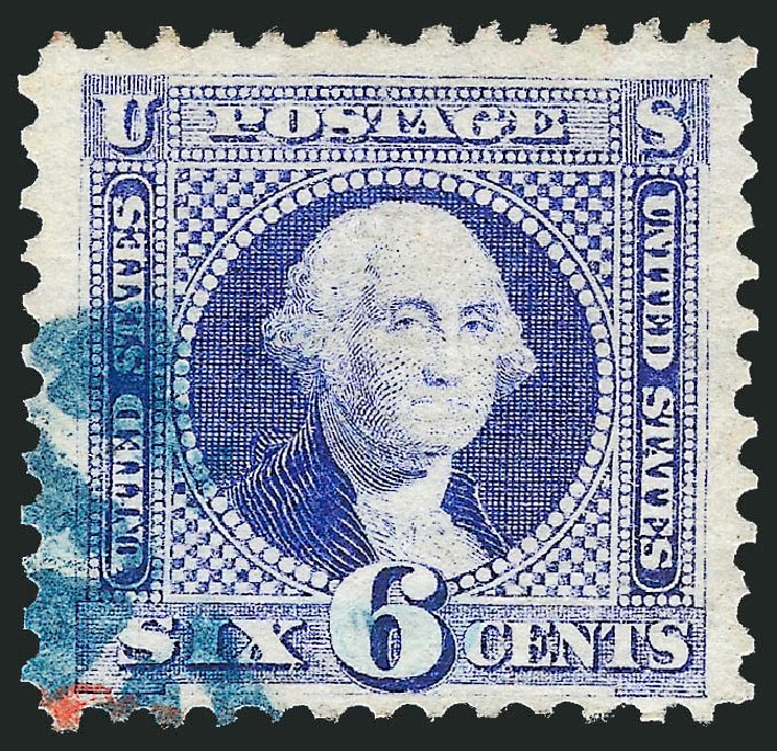 US Stamp Prices Scott #115 - 1869 6c Pictorial Washington. Robert Siegel Auction Galleries, Dec 2013, Sale 1062, Lot 308