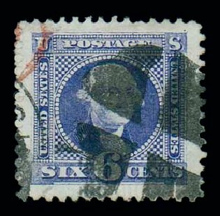 Value of US Stamp Scott Catalogue #115 - 6c 1869 Pictorial Washington. Matthew Bennett International, Dec 2007, Sale 325, Lot 1589