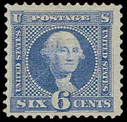 Costs of US Stamp Scott Cat. 115: 1869 6c Pictorial Washington. H.R. Harmer, Nov 2013, Sale 3004, Lot 1100