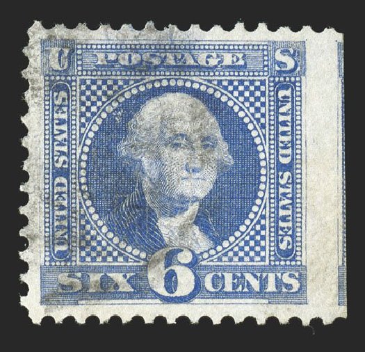 Costs of US Stamps Scott Catalog 115 - 1869 6c Pictorial Washington. Spink Shreves Galleries, Nov 2012, Sale 141, Lot 70