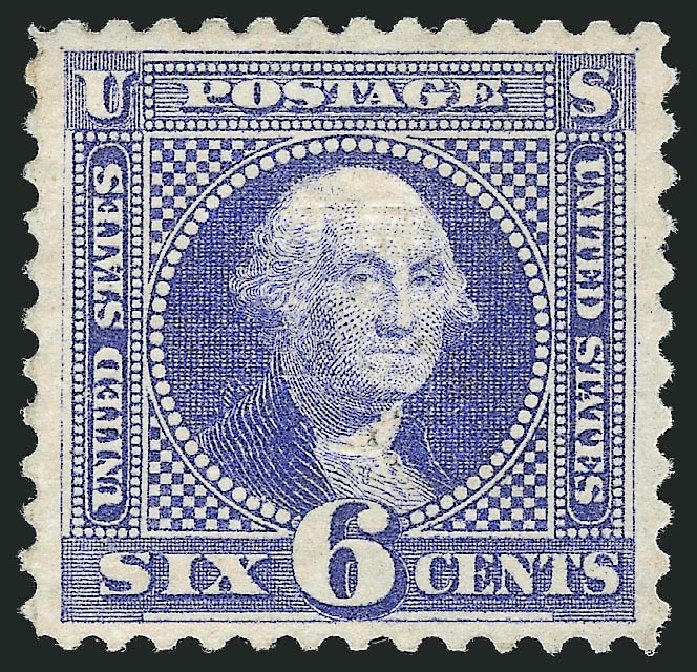 Value of US Stamps Scott 115: 1869 6c Pictorial Washington. Robert Siegel Auction Galleries, Dec 2012, Sale 1037, Lot 1661