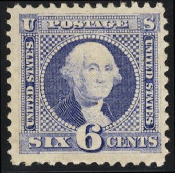 Value of US Stamps Scott Catalogue # 115: 1869 6c Pictorial Washington. Cherrystone Auctions, Mar 2008, Sale 200803, Lot 134