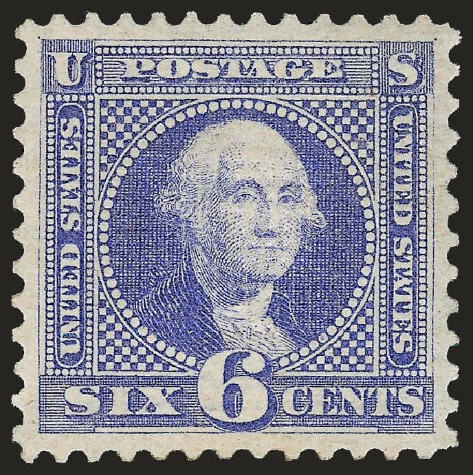 US Stamp Price Scott Cat. 115: 6c 1869 Pictorial Washington. Robert Siegel Auction Galleries, Jan 2009, Sale 968, Lot 144
