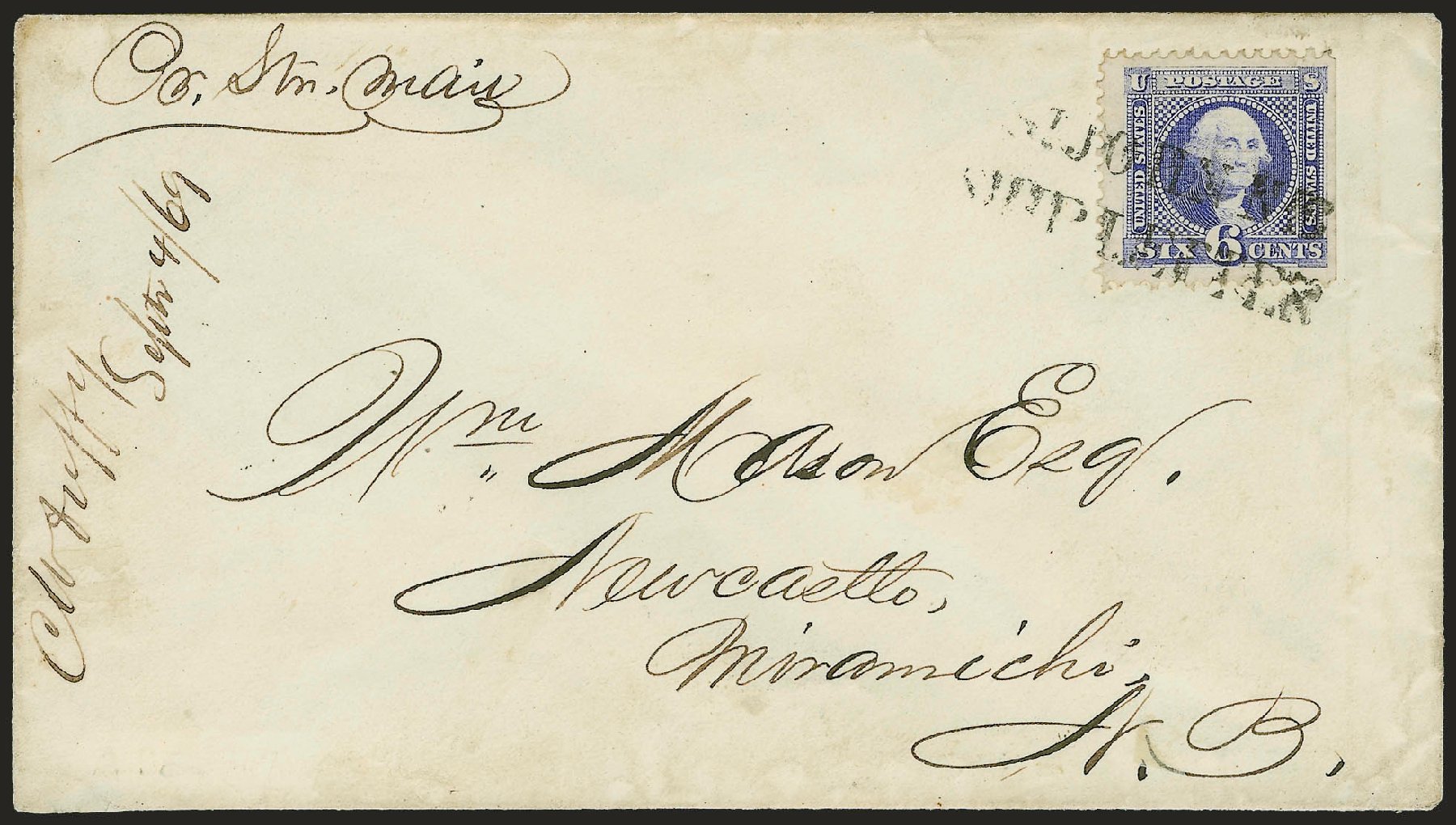 Value of US Stamp Scott Cat. 115 - 1869 6c Pictorial Washington. Robert Siegel Auction Galleries, Jun 2009, Sale 973, Lot 114