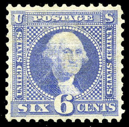 Values of US Stamps Scott Cat. 115 - 6c 1869 Pictorial Washington. Matthew Bennett International, May 2014, Sale 350, Lot 205