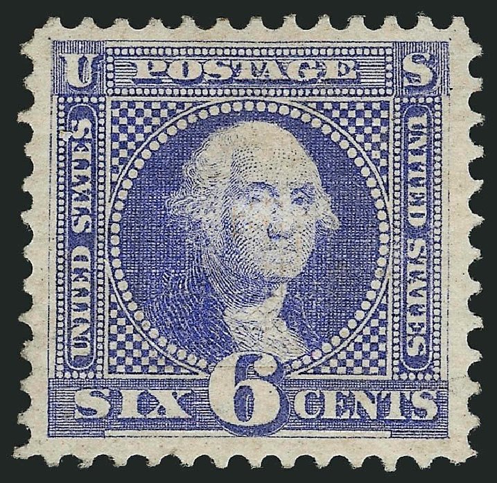 US Stamp Value Scott Cat. # 115: 6c 1869 Pictorial Washington. Robert Siegel Auction Galleries, Jul 2014, Sale 1077, Lot 115