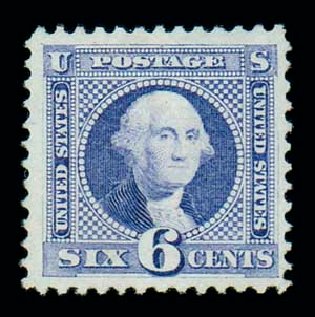 Values of US Stamps Scott Catalogue # 115: 6c 1869 Pictorial Washington. Matthew Bennett International, Dec 2007, Sale 324, Lot 1093