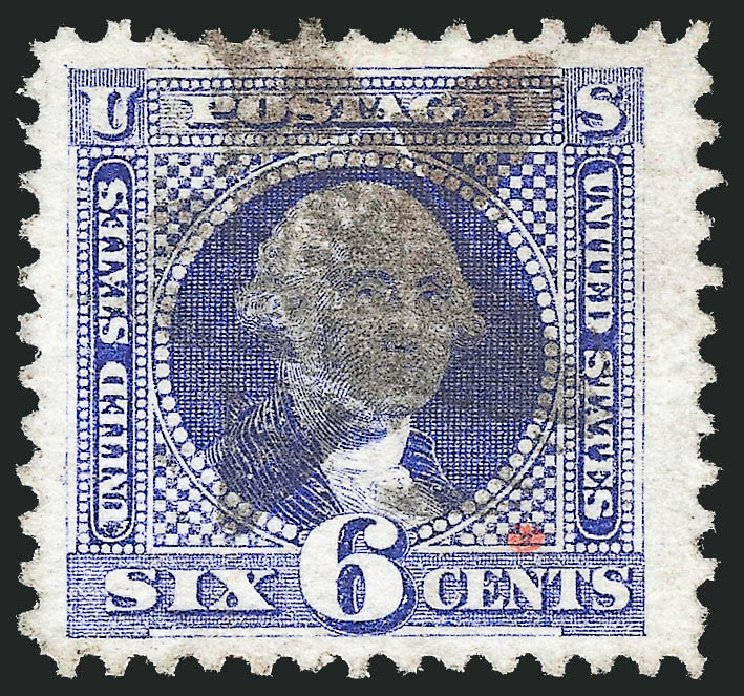 US Stamp Price Scott Catalog #115 - 1869 6c Pictorial Washington. Robert Siegel Auction Galleries, Dec 2012, Sale 1037, Lot 1663