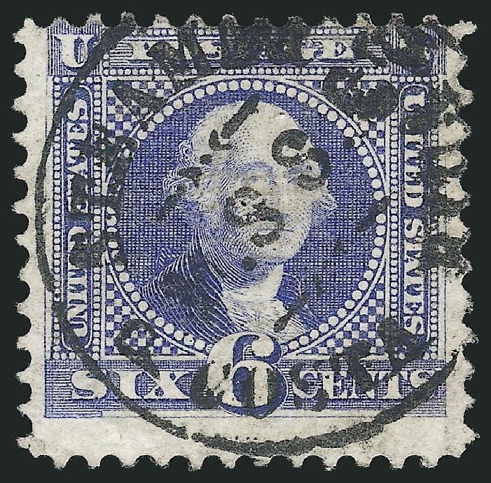 Costs of US Stamps Scott Catalogue #115: 1869 6c Pictorial Washington. Robert Siegel Auction Galleries, Mar 2014, Sale 1067, Lot 1106