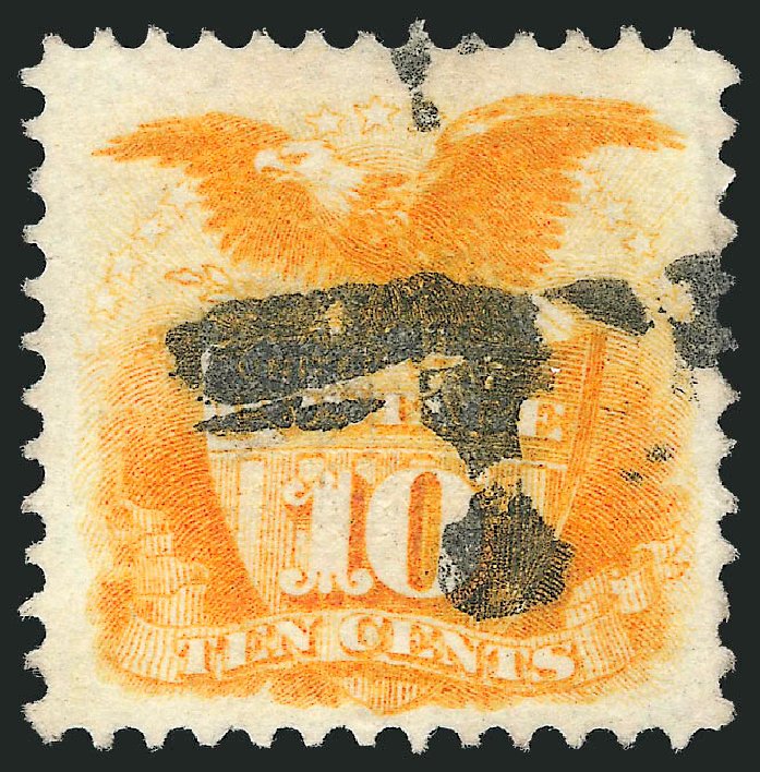 Prices of US Stamp Scott Cat. #116: 10c 1869 Pictorial Shield Eagle. Robert Siegel Auction Galleries, Dec 2012, Sale 1037, Lot 1667