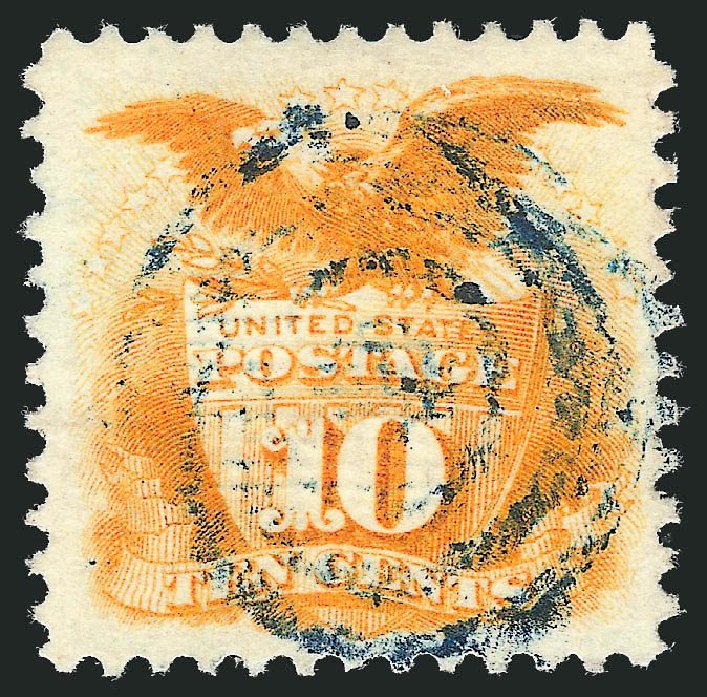 Prices of US Stamps Scott # 116: 1869 10c Pictorial Shield Eagle. Robert Siegel Auction Galleries, Nov 2014, Sale 1084, Lot 3327