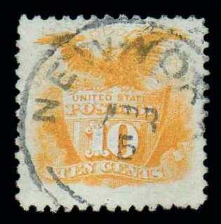 Costs of US Stamp Scott Cat. #116 - 1869 10c Pictorial Shield Eagle. Matthew Bennett International, Dec 2007, Sale 323, Lot 288