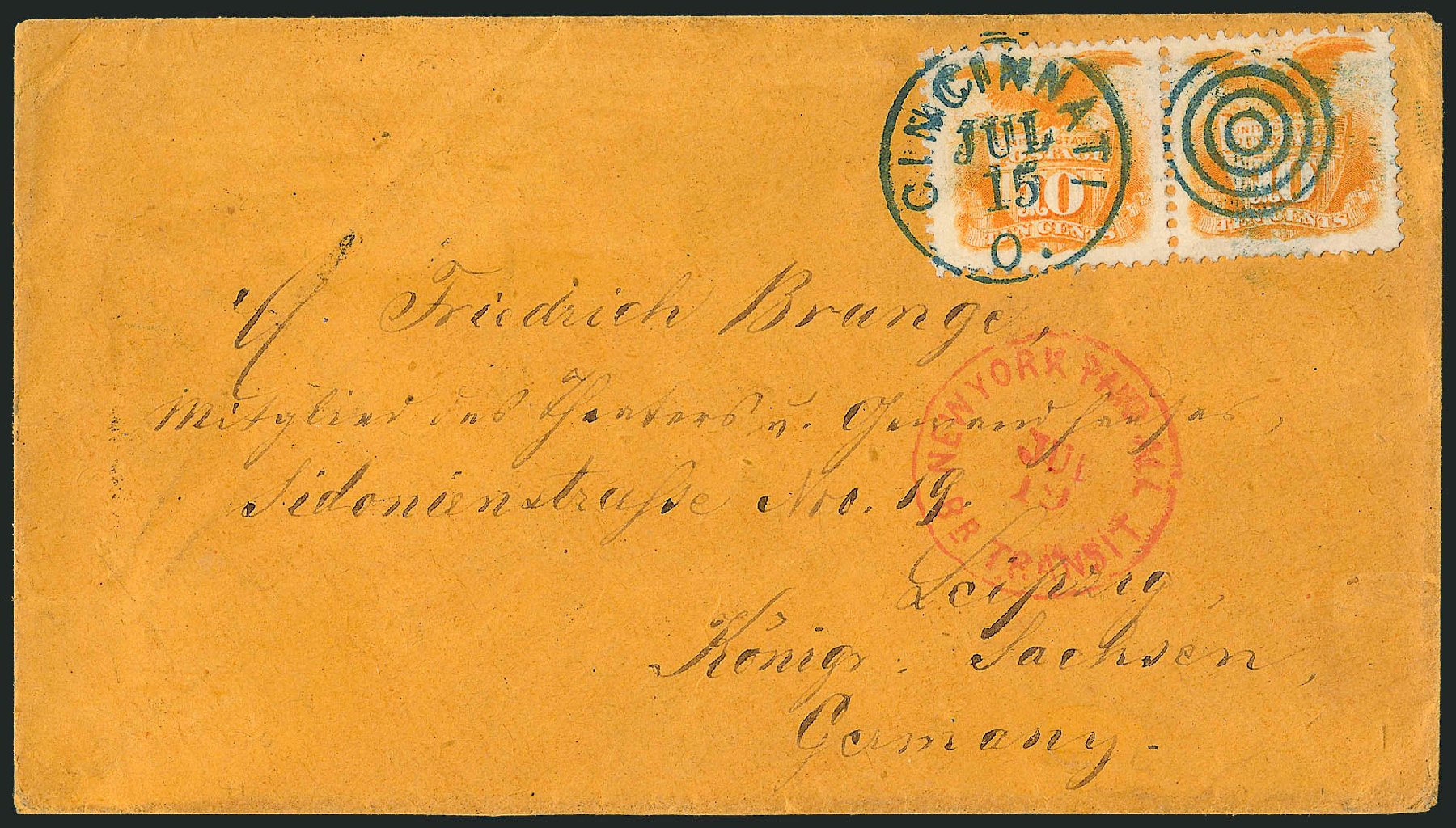 Price of US Stamp Scott Cat. 116: 1869 10c Pictorial Shield Eagle. Robert Siegel Auction Galleries, Mar 2011, Sale 1004, Lot 128