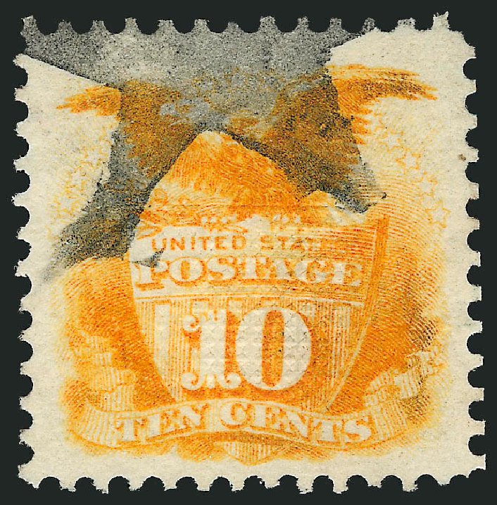 Price of US Stamp Scott Cat. #116: 10c 1869 Pictorial Shield Eagle. Robert Siegel Auction Galleries, Mar 2012, Sale 1019, Lot 448