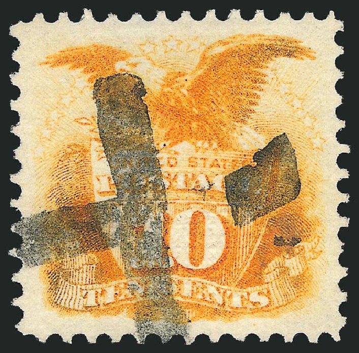 US Stamp Value Scott # 116: 10c 1869 Pictorial Shield Eagle. Robert Siegel Auction Galleries, Mar 2014, Sale 1067, Lot 1108