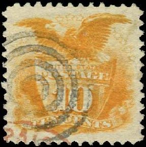 US Stamps Price Scott Catalog 116 - 1869 10c Pictorial Shield Eagle. Regency-Superior, Nov 2014, Sale 108, Lot 269
