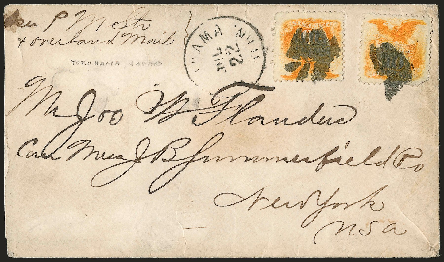 Price of US Stamp Scott 116 - 1869 10c Pictorial Shield Eagle. Robert Siegel Auction Galleries, Jun 2009, Sale 973, Lot 119