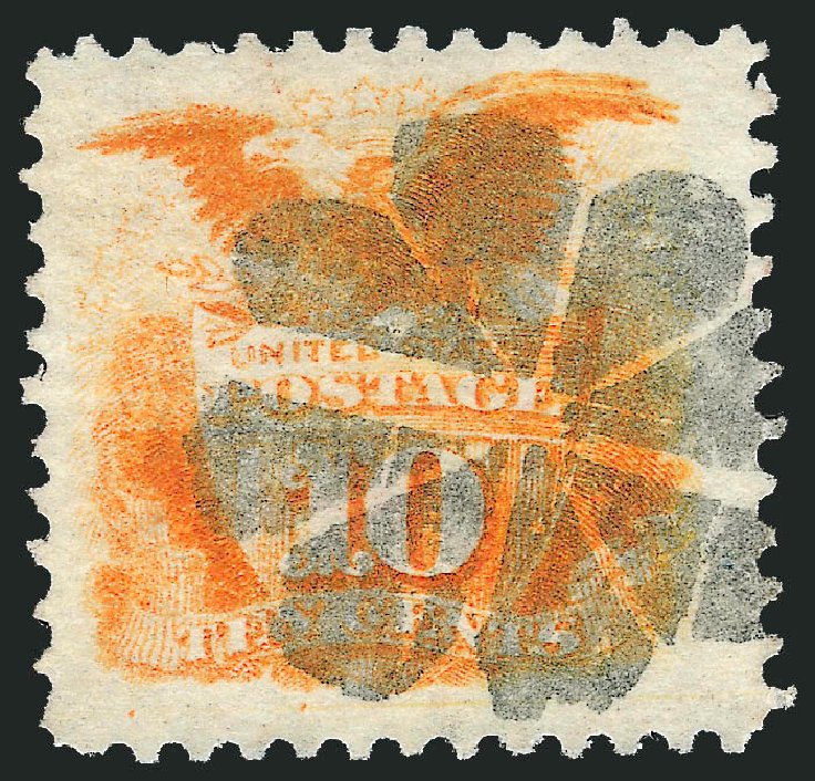 Cost of US Stamp Scott Cat. 116 - 1869 10c Pictorial Shield Eagle. Robert Siegel Auction Galleries, Dec 2011, Sale 1017, Lot 550