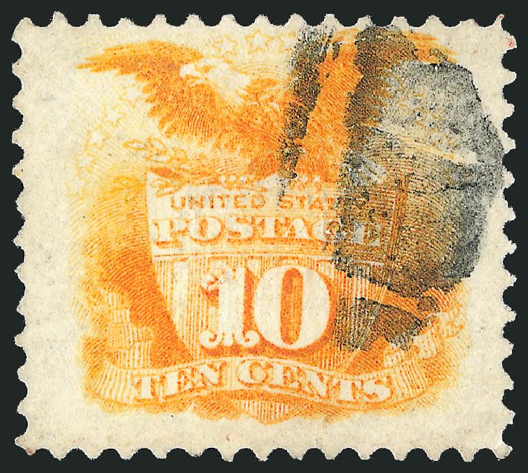 US Stamps Price Scott Catalog # 116 - 1869 10c Pictorial Shield Eagle. Robert Siegel Auction Galleries, Mar 2012, Sale 1019, Lot 450