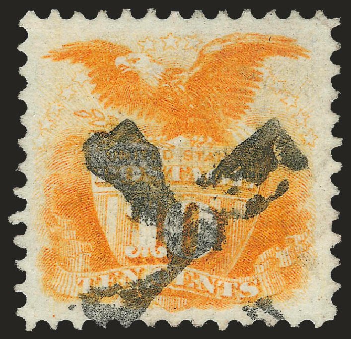 Price of US Stamp Scott 116: 1869 10c Pictorial Shield Eagle. Robert Siegel Auction Galleries, Apr 2010, Sale 984, Lot 390