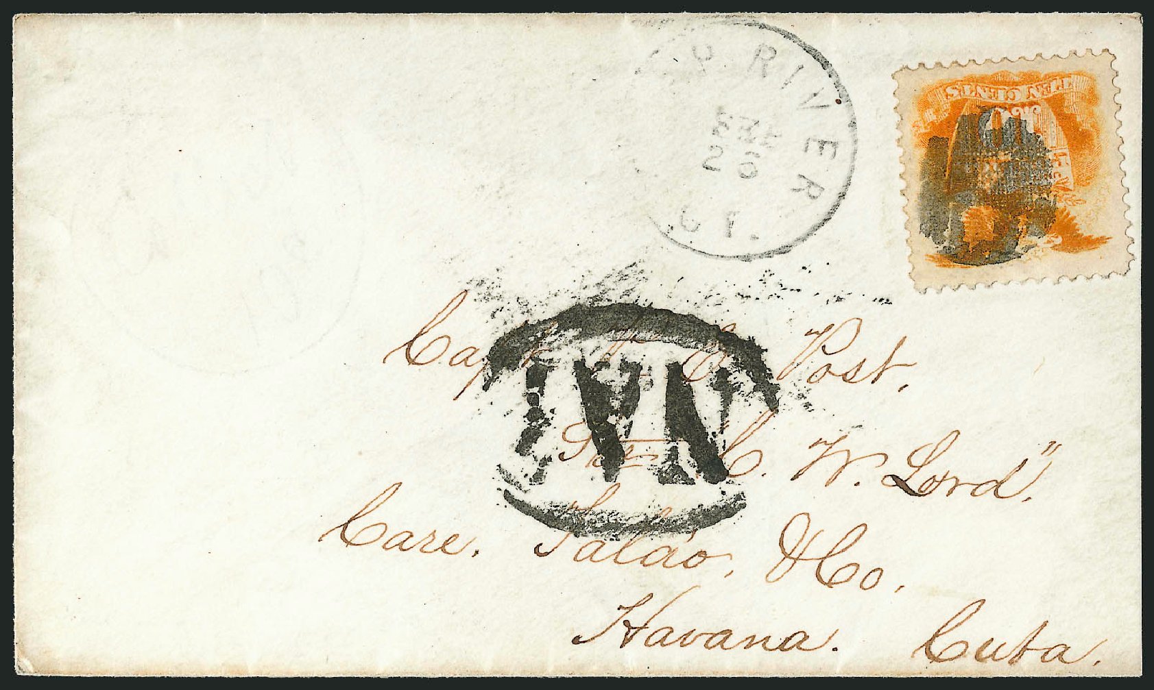 Costs of US Stamp Scott # 116 - 10c 1869 Pictorial Shield Eagle. Robert Siegel Auction Galleries, Sep 2010, Sale 993, Lot 520