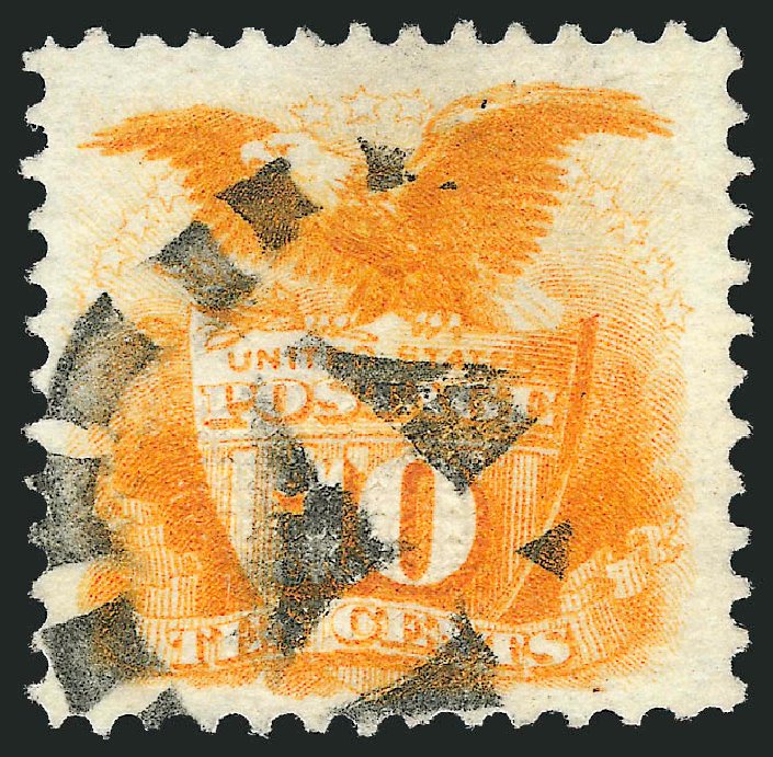 Costs of US Stamp Scott 116: 1869 10c Pictorial Shield Eagle. Robert Siegel Auction Galleries, Mar 2011, Sale 1004, Lot 111