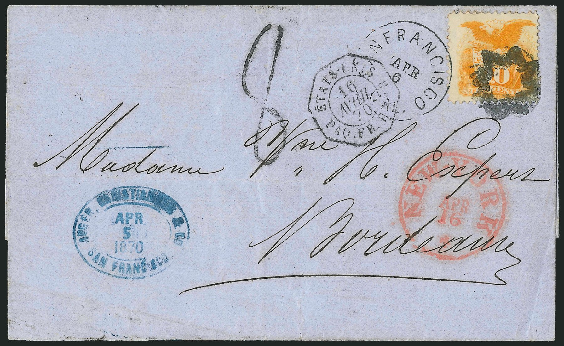 Price of US Stamps Scott Cat. # 116: 10c 1869 Pictorial Shield Eagle. Robert Siegel Auction Galleries, Oct 2011, Sale 1013, Lot 201