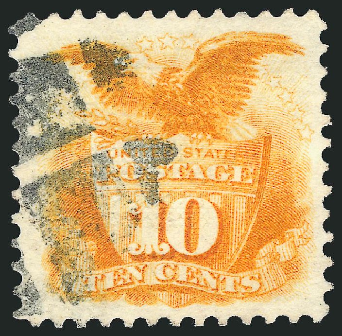 Price of US Stamp Scott Cat. # 116 - 1869 10c Pictorial Shield Eagle. Robert Siegel Auction Galleries, Mar 2012, Sale 1019, Lot 451