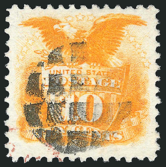 Cost of US Stamp Scott Cat. #116: 1869 10c Pictorial Shield Eagle. Robert Siegel Auction Galleries, Oct 2010, Sale 997, Lot 5454
