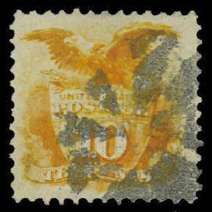 Costs of US Stamps Scott Catalog #116: 10c 1869 Pictorial Shield Eagle. Daniel Kelleher Auctions, Jun 2012, Sale 630, Lot 1335