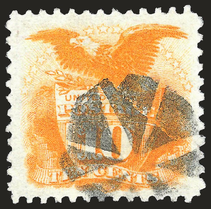 Value of US Stamp Scott #116 - 1869 10c Pictorial Shield Eagle. Robert Siegel Auction Galleries, Jun 2009, Sale 975, Lot 1352