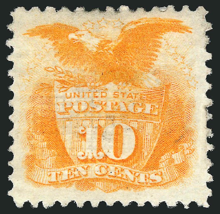 US Stamps Price Scott Catalogue 116: 10c 1869 Pictorial Shield Eagle. Robert Siegel Auction Galleries, Jun 2011, Sale 1011, Lot 503